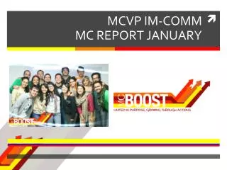 MCVP IM-COMM MC REPORT JANUARY