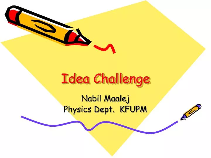 idea challenge