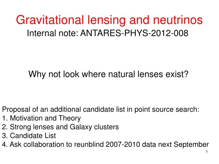 why not look where natural lenses exist