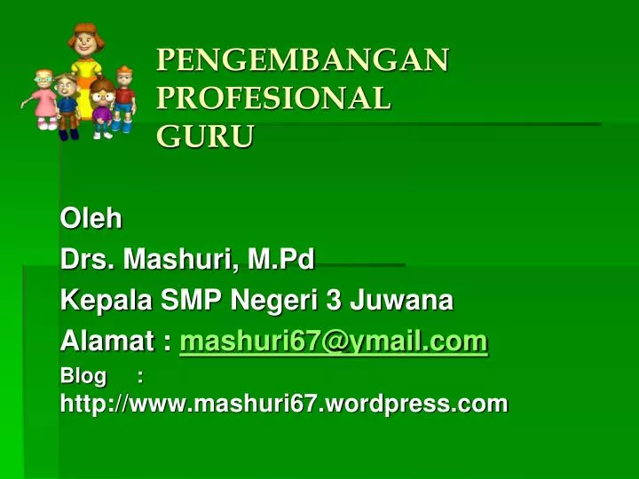 pengembangan profesional guru