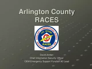 Arlington County RACES