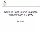 Neutrino Point Source Search with AMANDA-II: Unifying Event Samples for Maximum Sensitivity - slide 1
