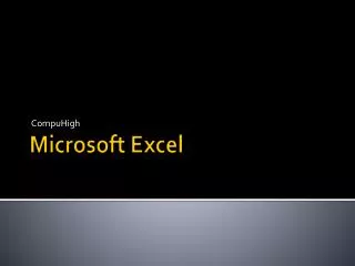 Microsoft Excel