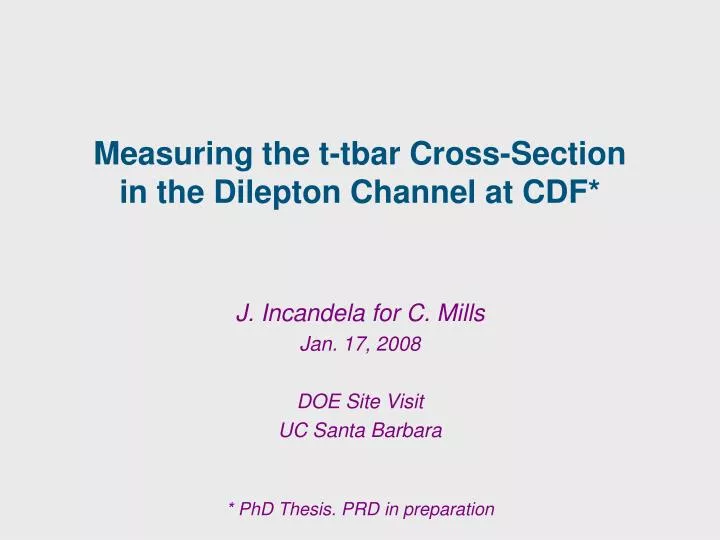 measuring the t tbar cross section in the dilepton channel at cdf