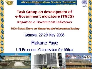 Task Group on development of e-Government indicators (TGEG)