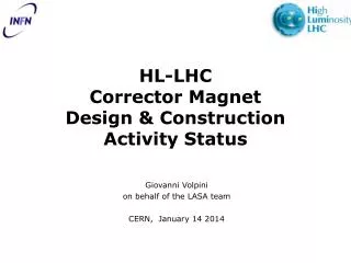 HL-LHC Corrector Magnet Design &amp; Construction Activity Status