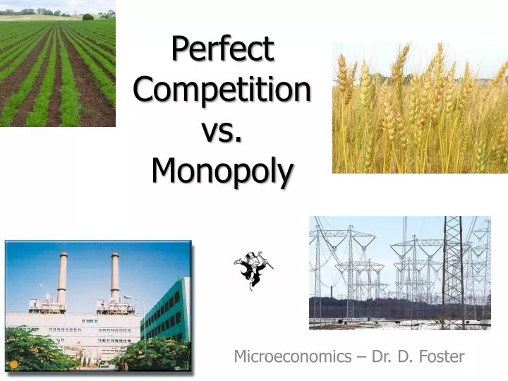 perfect competition vs monopoly