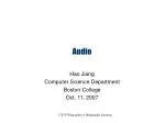 Audio - slide 1