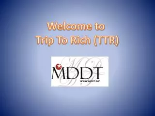 Welcome to Trip To Rich (TTR)