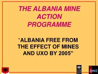 THE ALBANIA MINE ACTION PROGRAMME