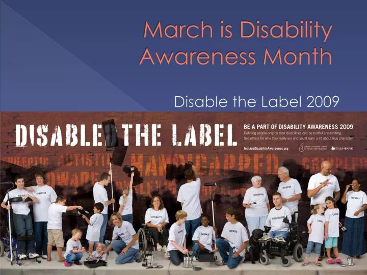 march is disability awareness month