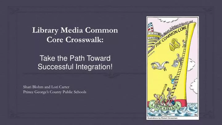 library media common core crosswalk take the path toward successful integration