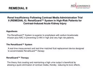 REMEDIAL II