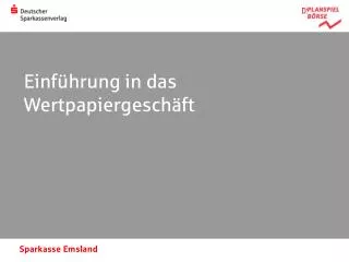 einf hrung in das wertpapiergesch ft