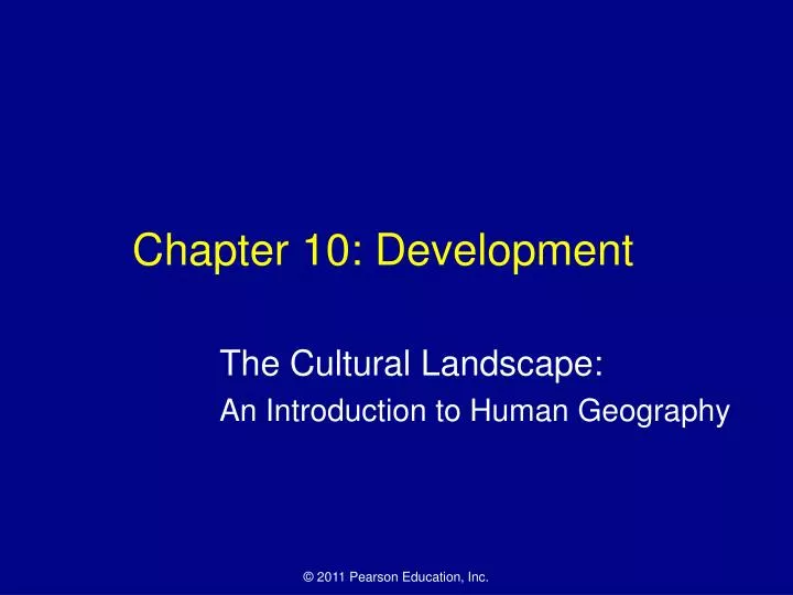 chapter 10 development