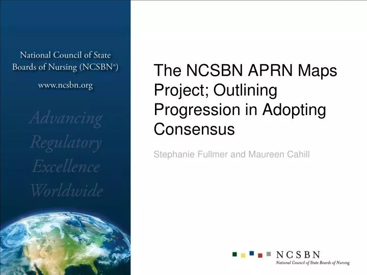 the ncsbn aprn maps project outlining progression in adopting consensus