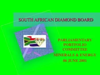 SOUTH AFRICAN DIAMOND BOARD