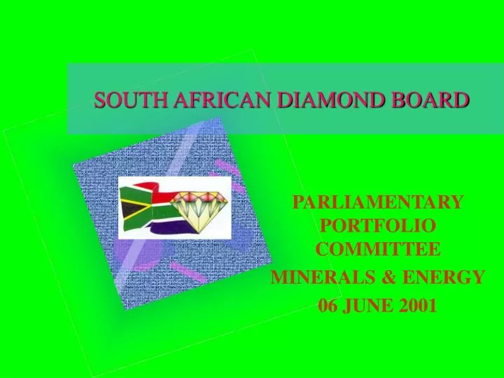 south african diamond board