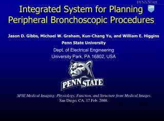 Integrated System for Planning Peripheral Bronchoscopic Procedures