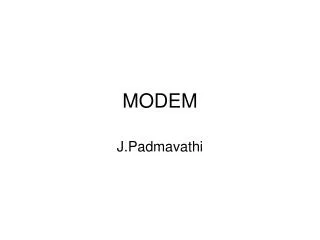 MODEM