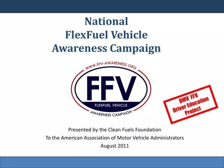 national flexfuel vehicle awareness campaign