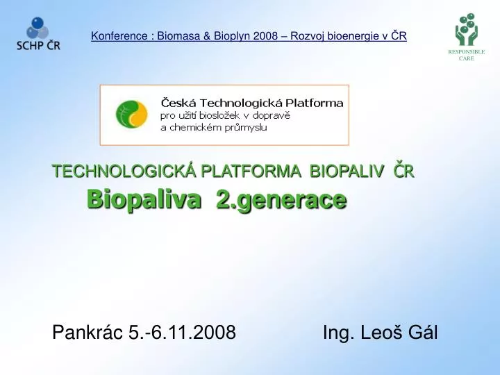 technologick platforma biopaliv r biopaliva 2 generace