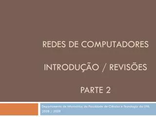 redes de computadores introdu o revis es parte 2