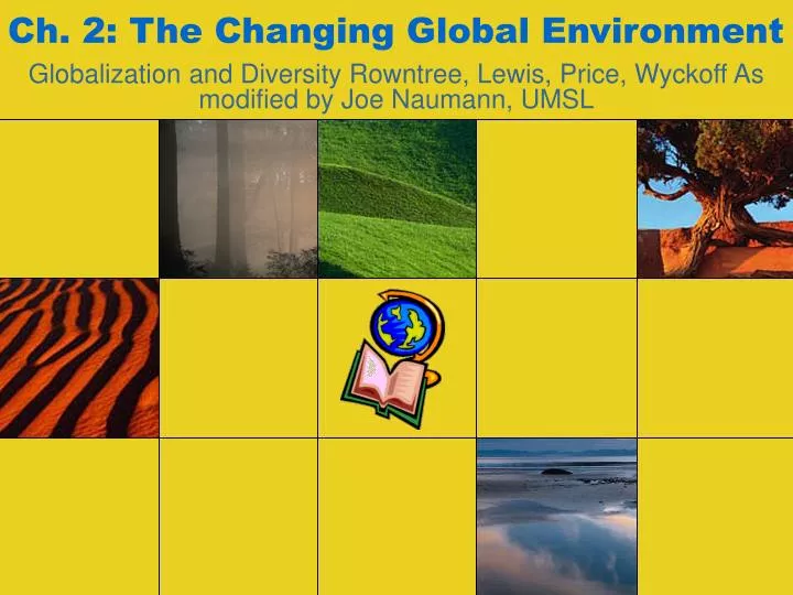 ch 2 the changing global environment