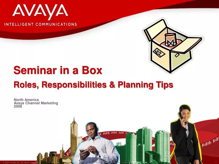 seminar in a box roles responsibilities planning tips