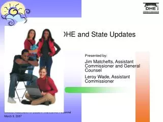 MDHE and State Updates