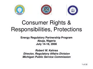 Consumer Rights &amp; Responsibilities, Protections