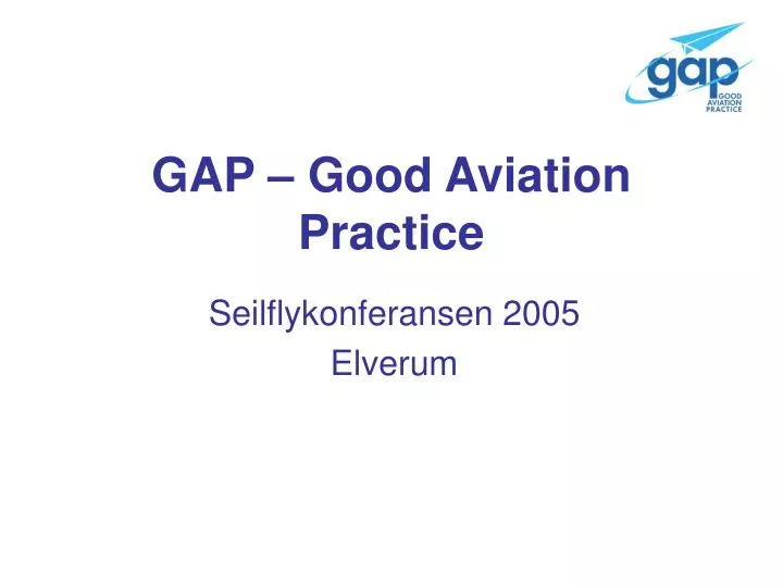 gap good aviation practice