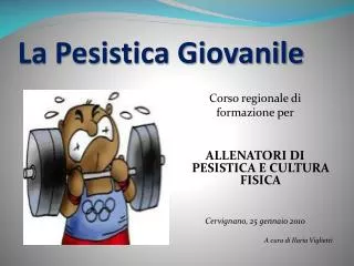 la pesistica giovanile