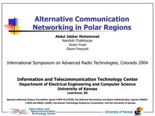 Alternative Communication Networking in Polar Regions