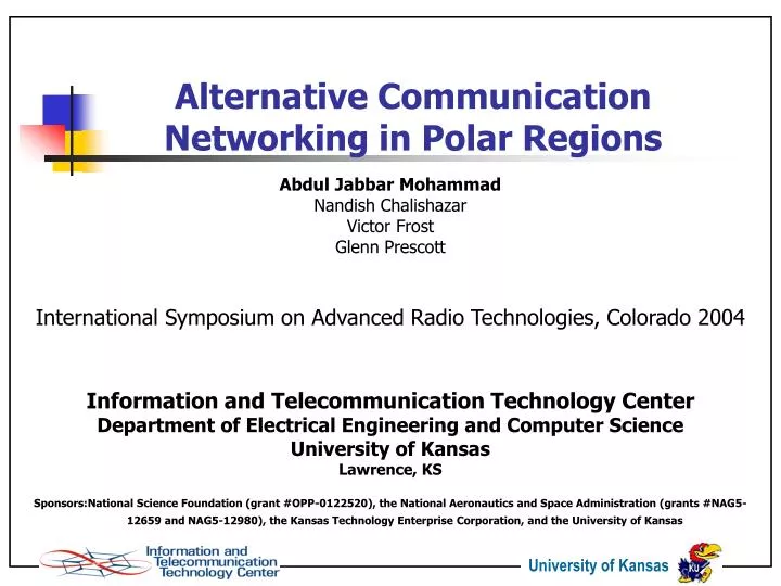 alternative communication networking in polar regions