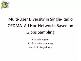 Multi-User Diversity in Single-Radio OFDMA Ad Hoc Networks Based on Gibbs Sampling