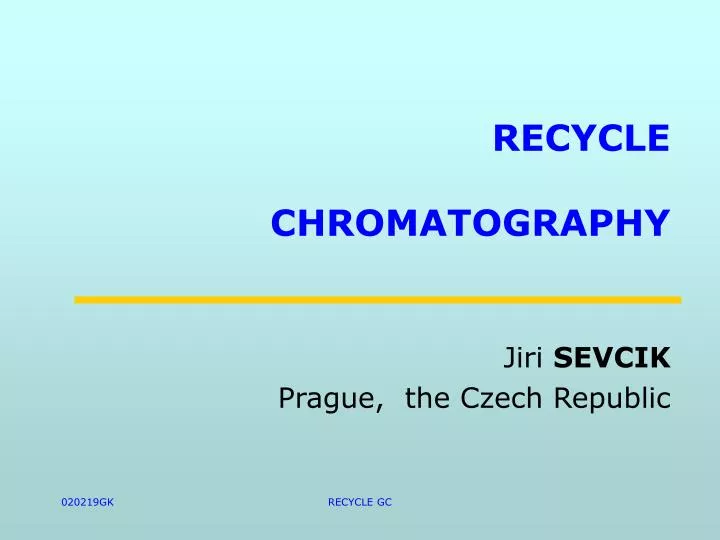 recycle chromatography