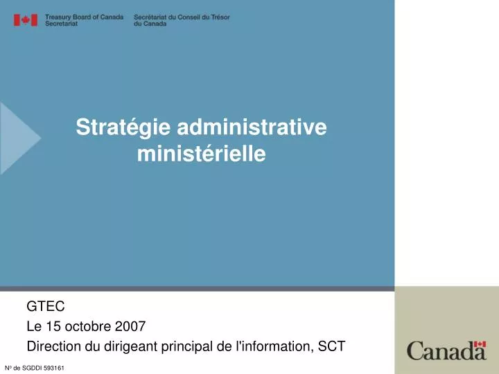 strat gie administrative minist rielle