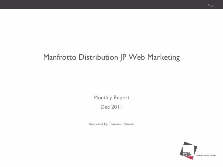 manfrotto distribution jp web marketing