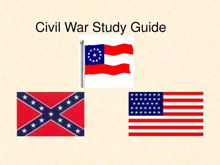 civil war study guide