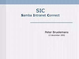 sic s amba i ntranet c onnect