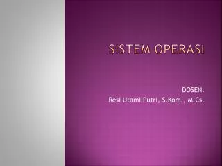 sistem operasi