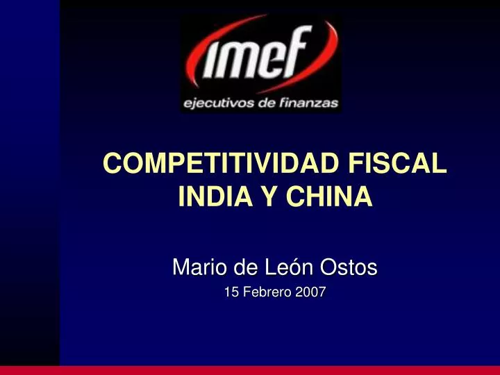 competitividad fiscal india y china
