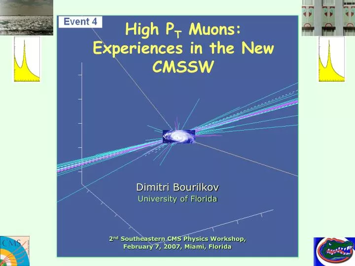 high p t muons experiences in the new cmssw