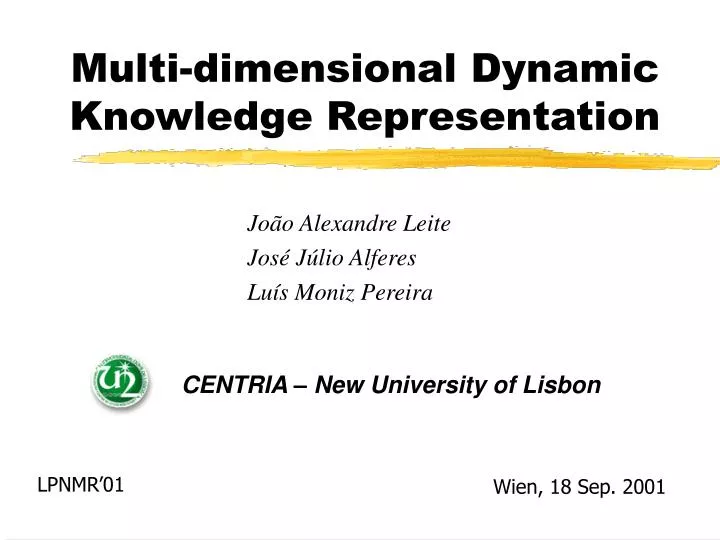 multi dimensional dynamic knowledge representation