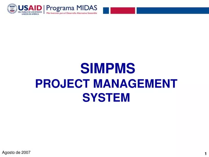 simpms project management system