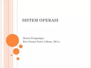sistem operasi