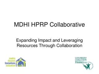 MDHI HPRP Collaborative
