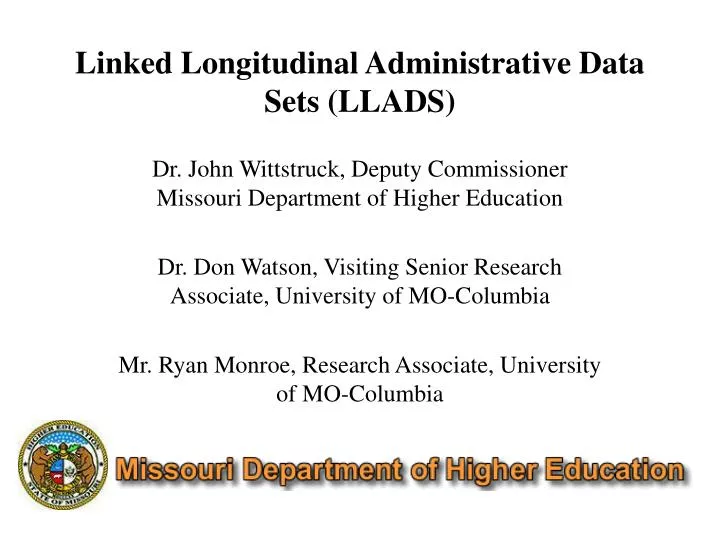 linked longitudinal administrative data sets llads