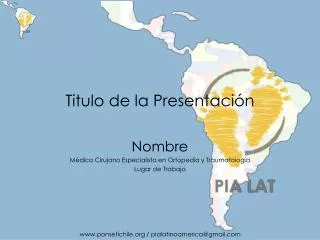 titulo de la presentaci n